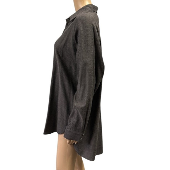 Westbound Walnut Brown Button Up Long Sleeve Rayon Blend Shirt Womens XL - Picture 3 of 11